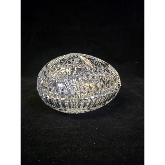 Gorham Other - VNTG Gorham Full Lead Crystal Chantilly Egg Candy Dish 4.75" Excellent Condition